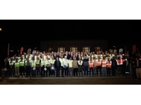 Yılmaz ile Üstel,yapımı devam eden Cumhurbaşkanlığı Yerleşkesi ile Cumhuriyet Meclisi Binası’nın çalışmalarını yerinde inceledi