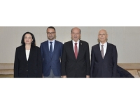 Cumhurbaşkanı Tatar, New Direction Düşünce Kuruluşu Başkanı Poręba ile bir araya geldi