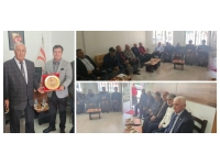 Bakan Arıklı, Türk Barış Kuvvetleri Gaziler Derneği Gazimağusa Şubesine ziyaret gerçekleştirdi.