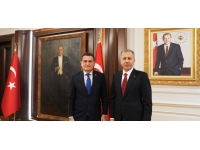 TC İçişleri Bakanı Yerlikaya, İçişleri Bakanı Oğuz ile düzensiz göçle mücadele ve güvenlik konularını ele aldı