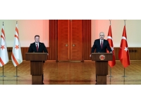 Öztürker, TBMM Başkanı Kurtulmuş ile birlikte basın toplantısı düzenledi