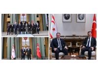 Ziya Öztürkler, Türkiye Cumhurbaşkanı Yardımcısı Cevdet Yılmaz ile görüştü