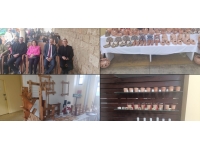 Gazimağusa Özel Eğitim ve İş Eğitim  Okulu öğrencilerinin ürünleri sergileniyor