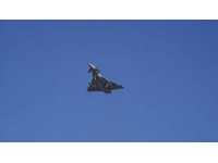 Eurofighter Typhoon savaş uçağı Mürted Hava Üssü’ne indi