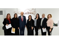 Cumhurbaşkanı Tatar, Kuzey Kıbrıs Seramikçiler Derneği’nin 16. Dernek Üyeleri Sergisinin açılışına katıldı