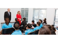 Cumhurbaşkanı Tatar, Fidan Çocuk Korosu’nun çalışmalarını izledi