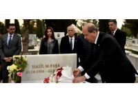 Cumhurbaşkanı Tatar, Halil Paşa’nın mezarını ziyaret etti