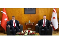Meclis Başkanı Öztürkler, TC Cumhurbaşkanı Yardımcısı Yılmaz’ı kabul etti