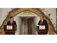 Tatar ve Yılmaz ortak basın açıklaması yaptı…Yılmaz: “İki devletli çözüm vizyonuna desteğimiz tamdır”