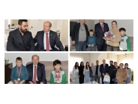 Cumhurbaşkanı Tatar, 6 Şubat Depremi’nde hayatını kaybeden vatandaşların ailelerini ziyaret etti