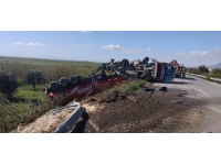 Petrol tankeri devrildi, yol trafiğe kapatıldı!