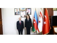 Türkiye’nin Bakü Büyükelçisi Akgün, KKTC Bakü Temsilciliğini ziyaret etti