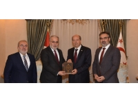 Tatar, Berat Kandili programına katılmak için ülkeye gelen TC Diyanet İşleri Başkan Yardımcısı İşliyen’i kabul etti