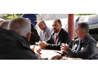 Bakan Çavuş, Yedidalga ve Yeşilırmak balıkçı barınaklarını ziyaret etti