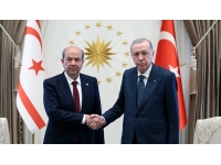 Cumhurbaşkanı Tatar, Türkiye Cumhuriyeti Cumhurbaşkanı Erdoğan ile görüştü