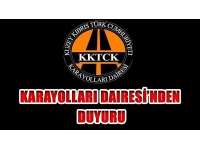 Karayolları Dairesi’nden duyuru:Gönyeli çemberi ile Boğaz kavşağı arasında 12:00-13:00 saatleri arasında patlatma yapılacak