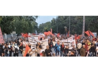 KTÖS ve KTOEÖS, 40 örgütün desteğiyle eylem düzenledi