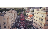 Öğretmen Sendikaları Lefkoşa Şehitler Anıtı önünde 40 örgütün desteğiyle eylem yaptı