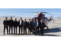 Taksi helikopter seferlerinin ilki gerçekleşti