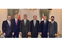 Cumhurbaşkanı Tatar, Türk Silahlı Kuvvetlerini Güçlendirme Vakfı Genel Müdürü Topçu’yu kabul etti