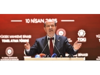 Cumhurbaşkanı Tatar: KKTC’nin egemenliğinin bağımsızlığının sembolü, kalbinin atacağı müthiş bir eser inşa ediliyor