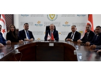 Ataoğlu, AdaKıbrıs’ta Turizm Buluşması organizasyonu kapsamında KKTC’de bulunan TÜRSAB Heyeti ile KITSAB heyetlerini kabul etti:’ Lansman etkinlikleri ile amacımız KKTC’yi Türkiye halkına tanıtmak’