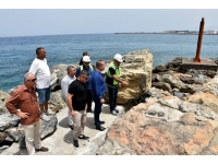 Ataoğlu, Liman’da yürütülen 3. etap proje çalışmalarını yerinde inceledi