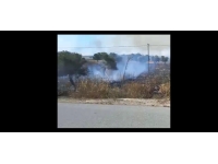 Avtepe-Kuruova arasında yangın