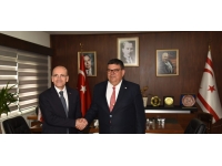 Maliye Bakanı Berova, Türkiye Cumhuriyeti Hazine ve Maliye Bakanı Şimşek’i kabul etti