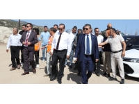 Başbakan Üstel, Kayalar-Sadrazamköy anayolu  yol yapım ve iyileştirme çalışmalarında incelemede bulundu