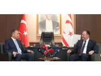 Meclis Başkanı Öztürkler, Ali Yerlikaya’yı kabul etti