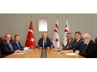Cumhurbaşkanı Tatar’ın Meclis’te temsil edilen siyasi parti başkanlarıyla görüşmesi sona erdi