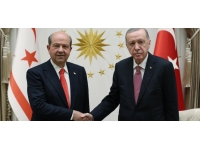Cumhurbaşkanı  Tatar, TC Cumhurbaşkanı Erdoğan ile bayramlaştı