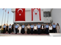 Terfi eden polislere rütbeleri takıldı