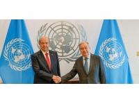 Cumhurbaşkanı Ersin Tatar, BM Genel Sekreteri Antonio Guterres ile görüştü
