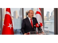 Cumhurbaşkanı Tatar New York’ta vurguladı: “Bir anlaşma olsun diye egemenlikten taviz verilemez”