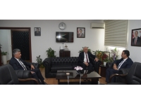 Gardiyanoğlu, görev süresi sona eren Sivil Savunma Teşkilatı Başkanı Karaca ve görevi devralacak Balaban’ı kabul etti