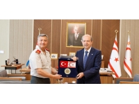 Cumhurbaşkanı Tatar, Tümgeneral Görgülü’yü kabul etti