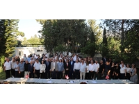 UBP Genel Başkanı Başbakan Üstel, Girne’de partililerle biraraya geldi