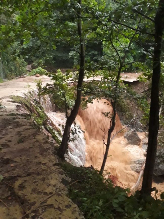 Yaz yağmuru bazı illerde sel ve heyelana neden oldu