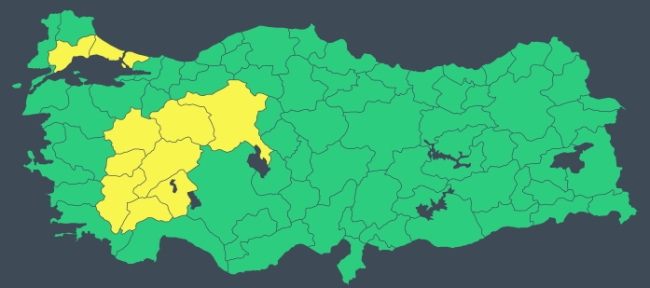 Meteoroloji'den İstabul'a 'sarı' uyarı: Kuvvetli sağanağa dikkat