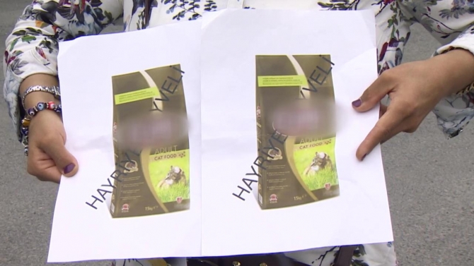 Paketten sipariş ettiği mama yerine görseli çıktı