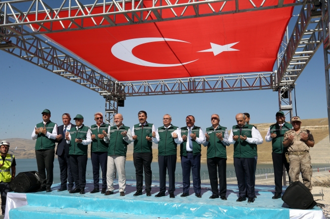 Alparslan-2 Barajı ve Hidroelektrik Santrali açıldı