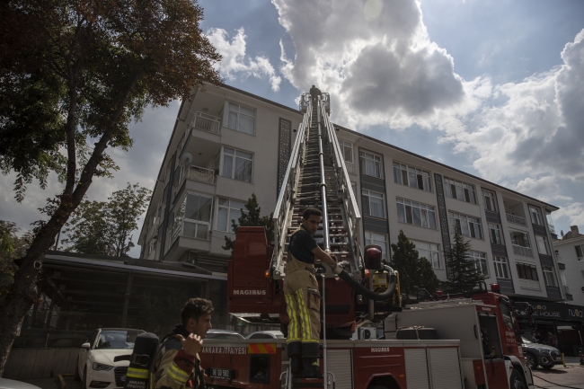 Ankara'da pastane yangını: 1 yaralı