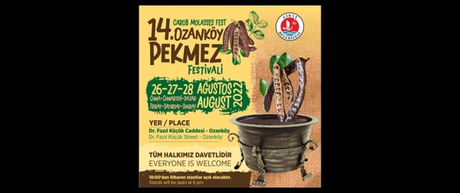 14.Ozanköy Pekmez Festivali 26 Ağustos’ta başlıyor