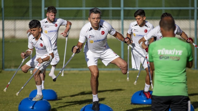 Ampute Milli Futbol Takımı 2022 Dünya Kupası'na hazırlanıyor