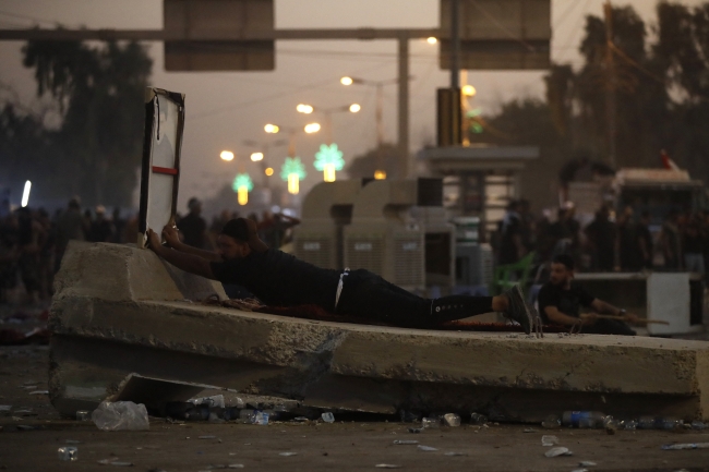 Bağdat Yeşil Bölge’ye havan topu düştü