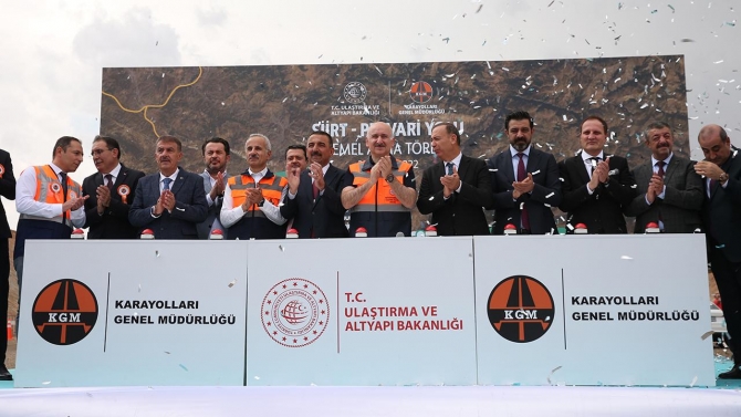 Siirt-Pervari Yolu'nun temeli atıldı