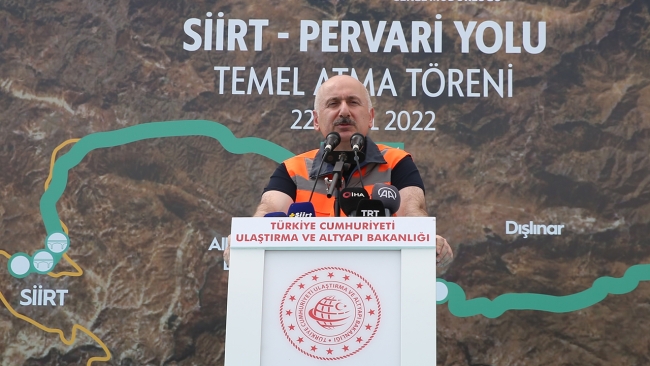Siirt-Pervari Yolu'nun temeli atıldı