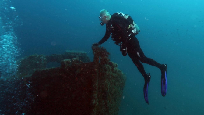 Bakan Ersoy Çanakkale Gelibolu Tarihi Sualtı Parkı'nda anı dalışına katıldı